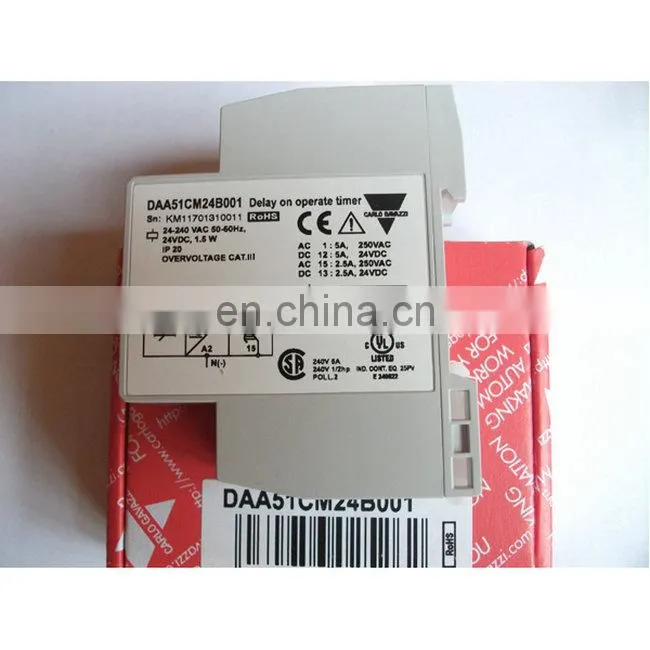 Original carlo gavazzi DAA51CM24B001 time delay relay