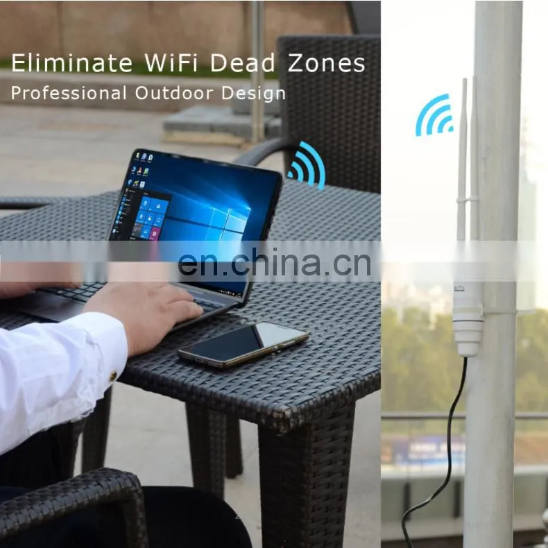 ALLINGE MDZ3249 Wifi Extender Outdoor AP/Repeater 2.4G 5G Wifi Signal Booster Dual Band 27DBm Network Booster