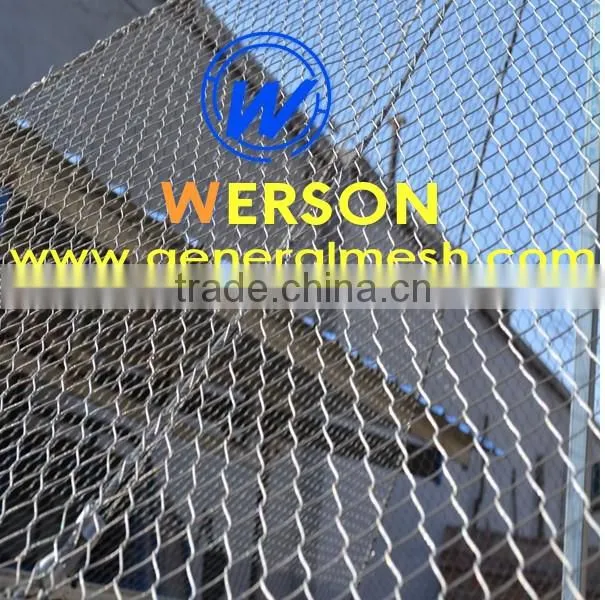 stainless steel inter woven webnet mesh , 304 or 316 material