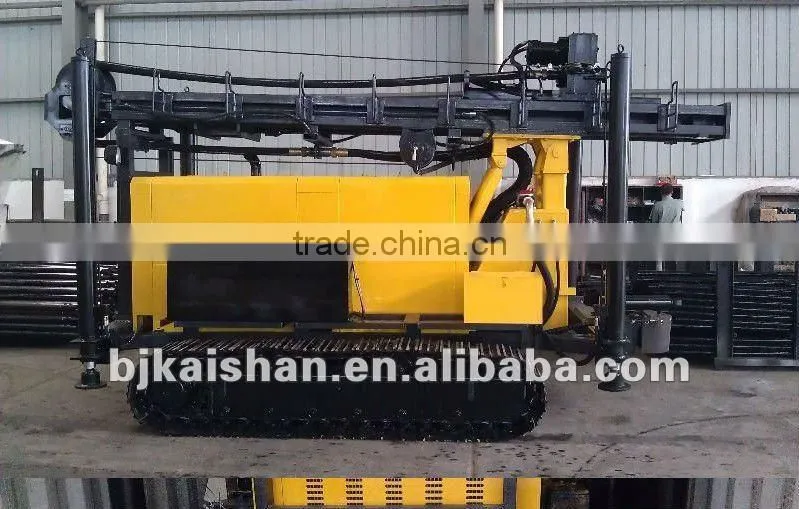 milling bench used depth 120m,diameter:115-254mm,KW10 High-Effect Hydraulic Geothermal Water Well Drilling Rigs