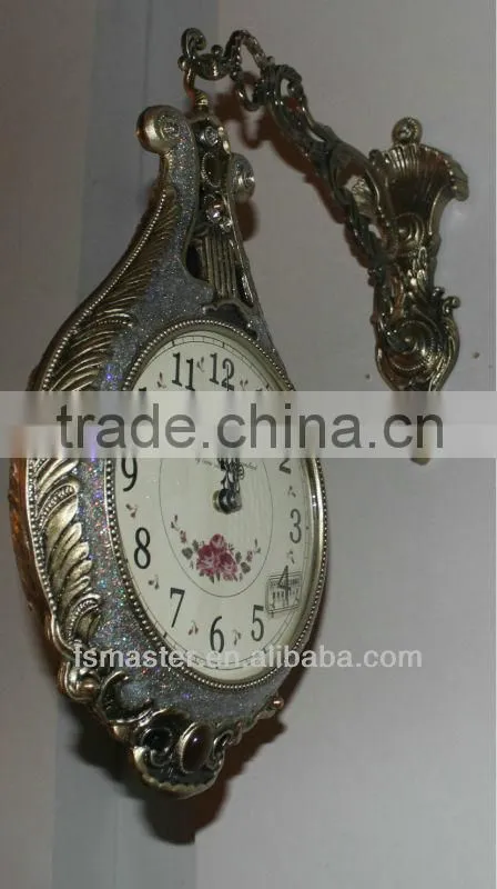 large metal wall clock wholesale wall clocks hanging home decoration craft wood wall clock