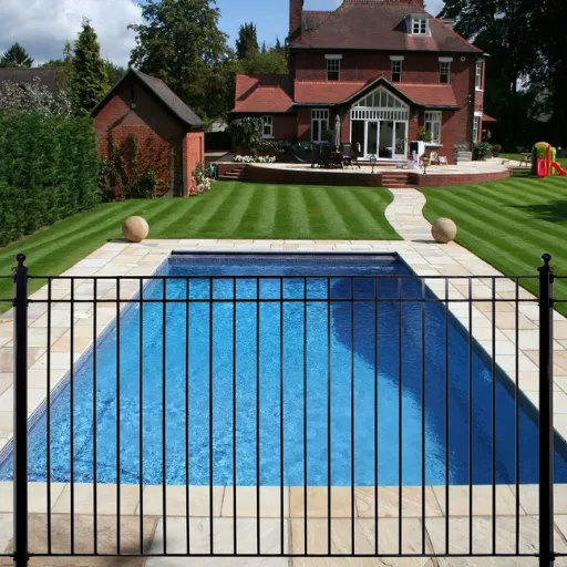 wrought iron pool fence (2)