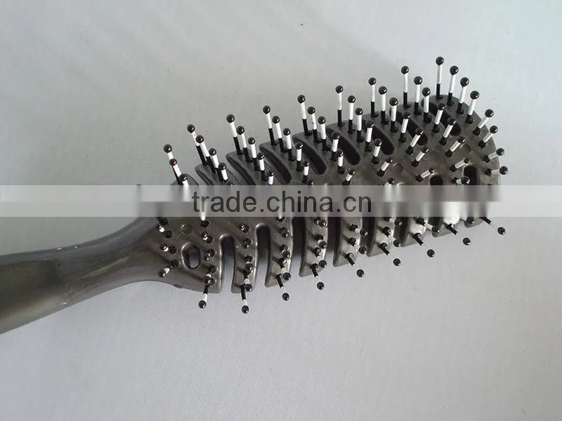 Professional salon plastic nylon vent hair brush