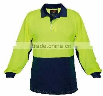 hi vis workwear polo shirt