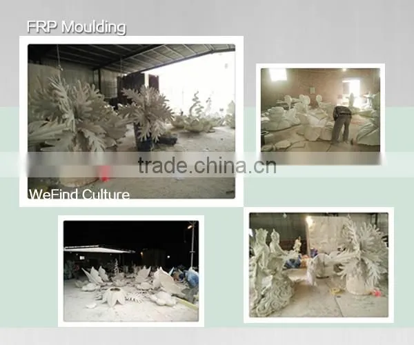 Large Outdoor Decorative FRP Animal Sculptures for Amusement Park
