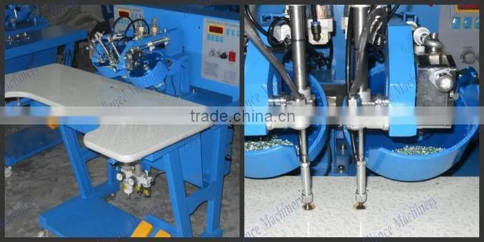 2015 hot selling stable quality ultrasonic hot fix crystal setting machine