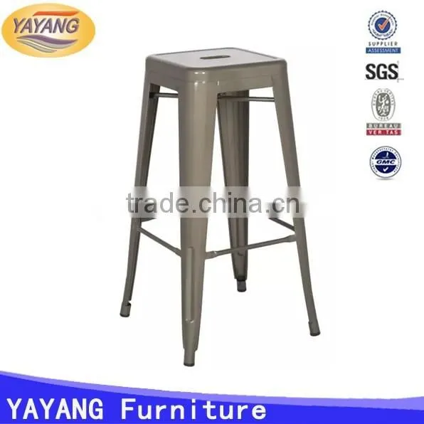 Metal used commercial furniture industrial vintage bar stools high bar stool