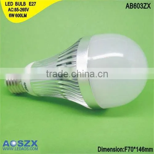 7W LED Bulb energy saving lamp Round LED Light E27 B22