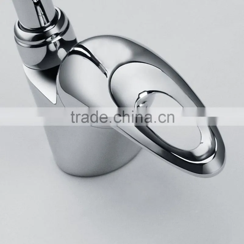 Brass Single Lever Goose Neck Kitchen Sink Faucet Italian Kitchen Faucets