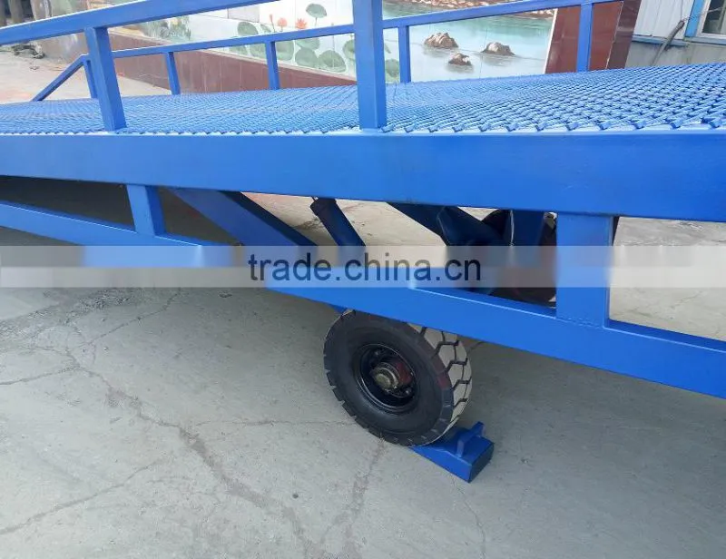 hydraulic mobile ramp for forklift
