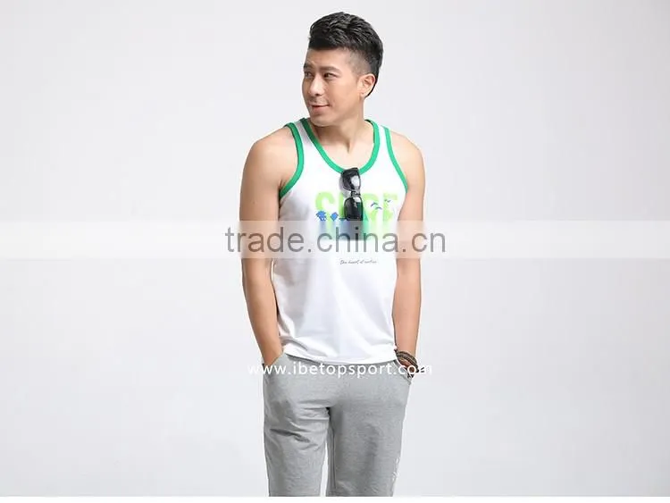 OEM service Customize wholesales cheap price sport vest singlet