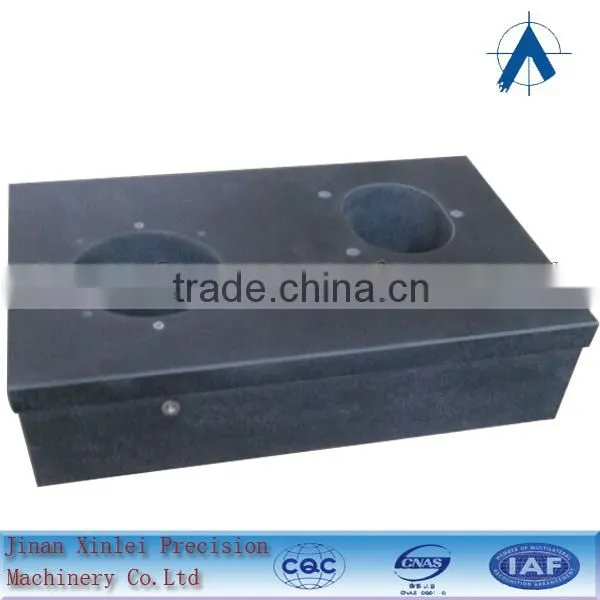 Polished and high precision DIN 000 machinery components High precision granite column