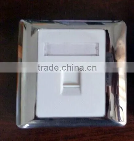 faceplate with shutter 86*86 type wall plate