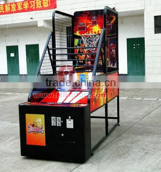 QH coin operated street basketball game machine