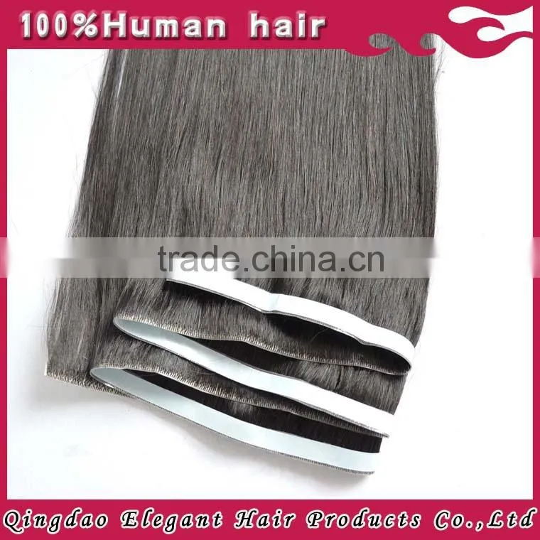 top quality blonde PU Skin Weft extension