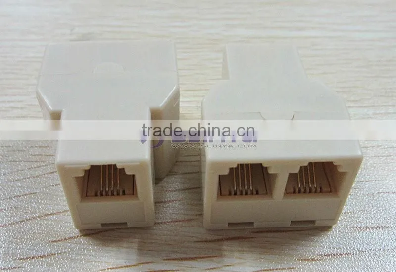 rj11 to rj45 adapter telephone adapter,tel connector & Modular plug (4P4C;6P4C,8P8C)