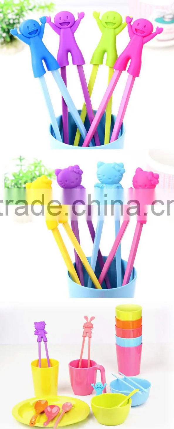 2016 FDA Silicone rubber kids chopsticks