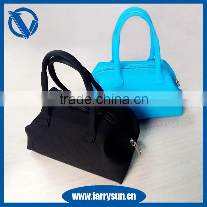2016 Customizing silicon small tote bag