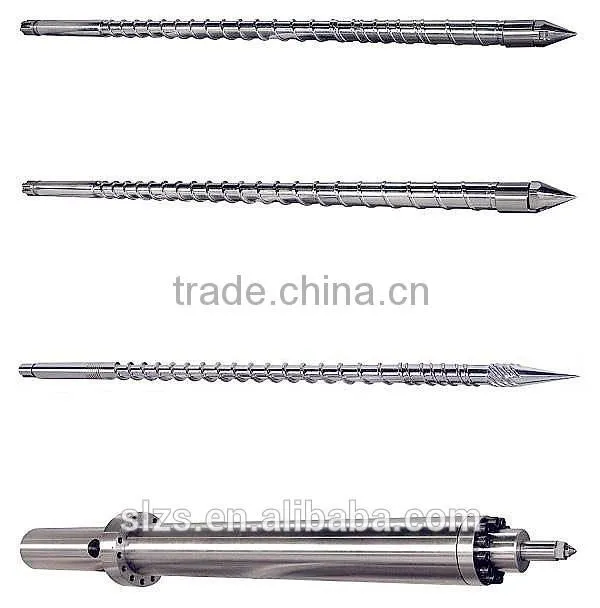 screw and barrel for plastic injection molding machine