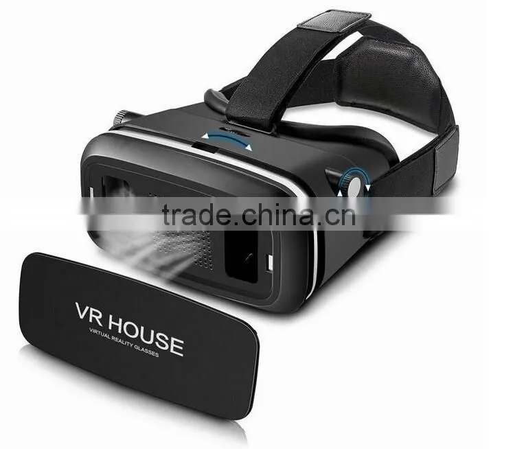 3D VR Glasses Virtual Reality for 4.0-6.0 Inch Smartphones for 3D Movies/Games,with adjustable focal/pupil distance