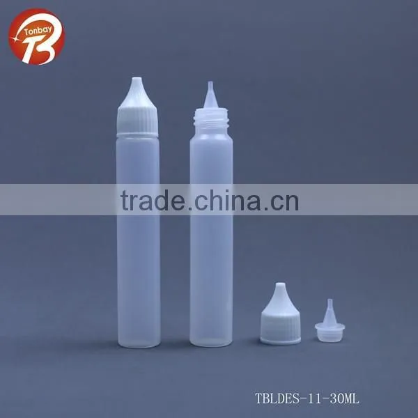 3ml 5ml 10ml 15ml 20ml 30ml 50ml 60ml 100ml LDPE e liquid bottles with long metal pin and silicon cover