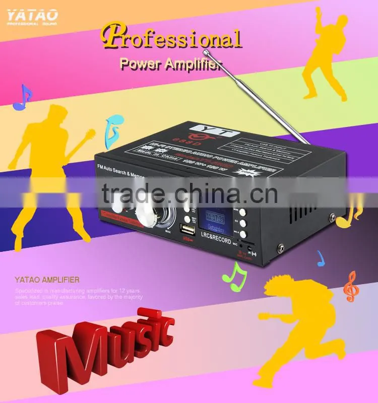 hifi LCD display digital amplifier YT-688D