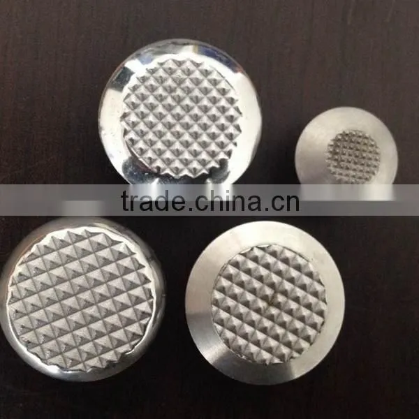 Air Station Stainless steel tactile sidewalk