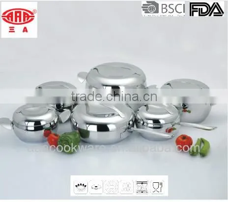 Middle East Style Apple shape 304 Stainless Steel Cookware