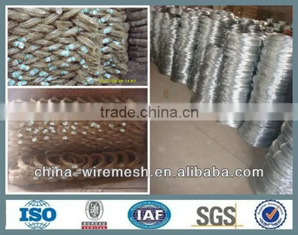 Alambre de hierro galvanizado para consturction