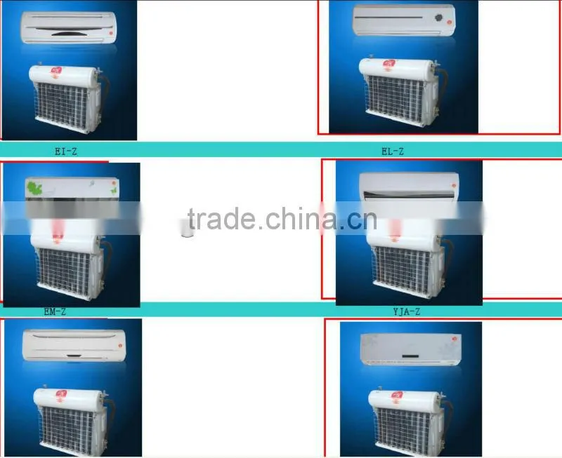 Split Wall Mounted Hybrid Solar Air Conditioner, High SEER air conditioner, 9000BTU--48000BTU solar air conditioners