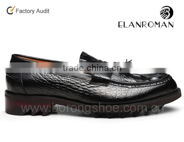 men no laces casual shoes with tassel slip on shoes