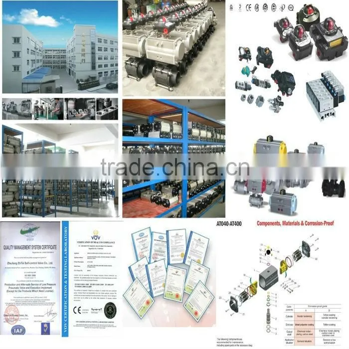 Pneumatic flange butterfly valve