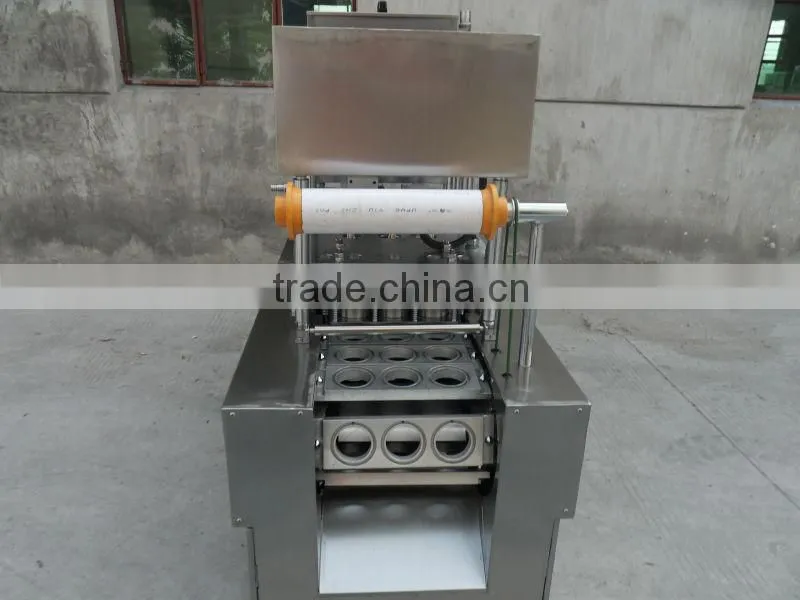 plastic cup filling and sealing machine