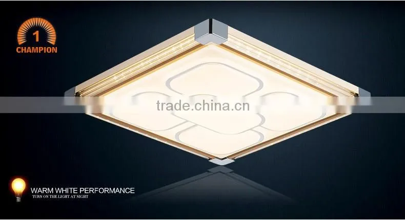 Modern led flush mount ceiling light golden color for residential