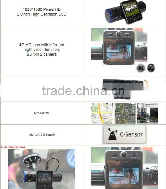 4G HD lensaa vehicle car camera dvr video recorder