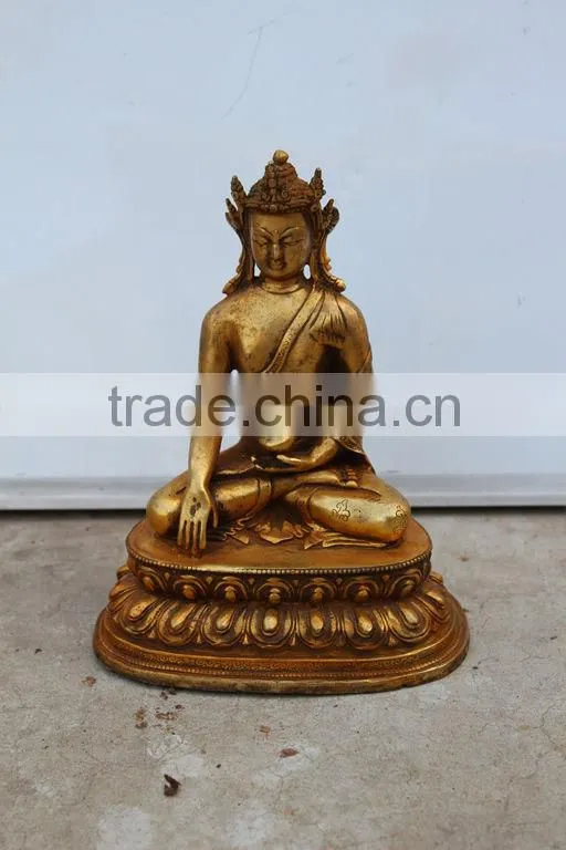 old bronze buddha