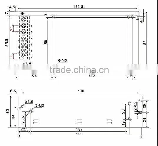S-150 Single output switching power supply for led