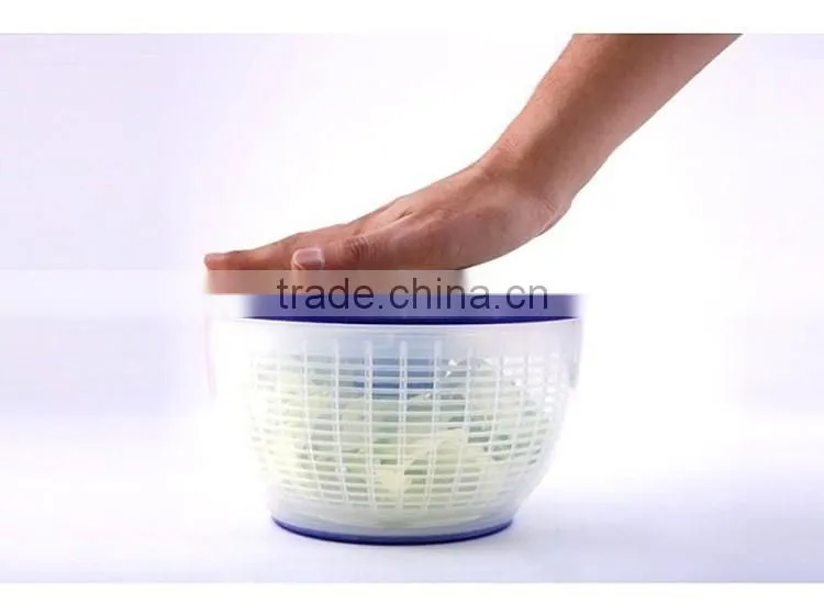 PP+TPR 20.7*13*13 Kitchen tools plastic salad spinner/vegetable spinner/salad maker/food dehydrator