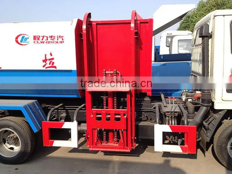 4t Garbage Truck,4 ton bucket side lifter garbage truck, 5 m3 hydrailic lifter garbage truck