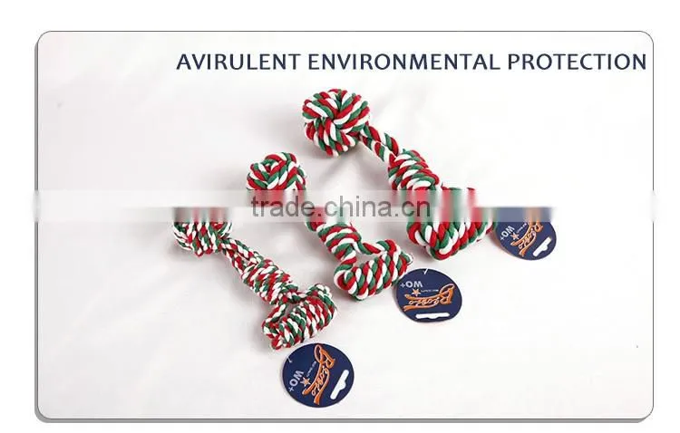 hot selling cotton rope toy with knot for dog chew factory directly