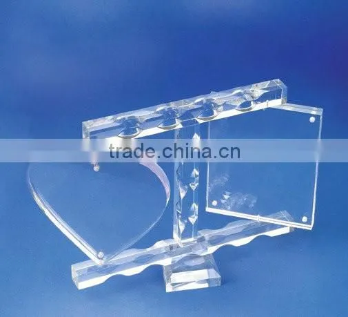 high quality transparent acrylic photo frame love photo frame