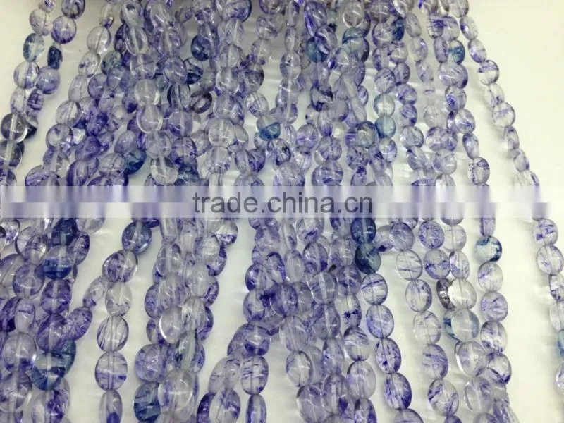 Whole Sale Price 10*8*5mm Blue Cherry Quartz oval beads 16''L/strand Natural Stone Beads Gemstone Semi-Precious Stone&Gemstone