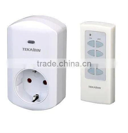 TW68G, 1v1, 1v2, 1v3, 1v4, wireless Remote Control Socket (Germany type, plug-in)