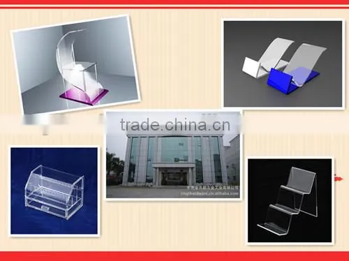 acrylic shelf for products display in the market