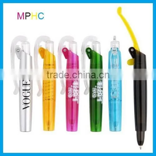 Fancy Portable Small Bottle Shaped Ballpoint Pens with cord for mobile/keychain