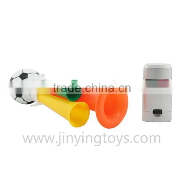 Three-tone horn tricolor football fan trumpets cheering makeup tool