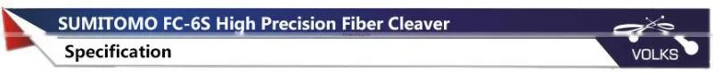 SUMITOMO FC-6S Fiber Cleaver High Precision Cleaver with case