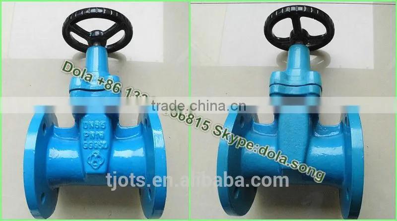GV-DS011 ANSI/DIN non-rising stem cast iron gate valve dn80