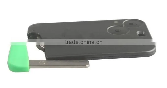Top Rated 2014 high quality 2 Button Renault Laguna smart card key card With Blade 433MHZ