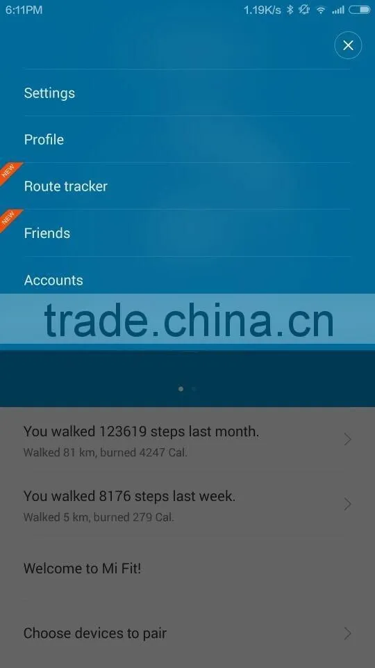 Xiaomi OLED Display mi band2 with heart ECG monitor and time clock